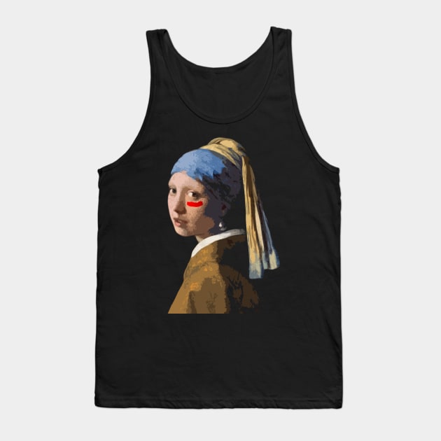 Ragazza col turbante Tank Top by Paskwaleeno